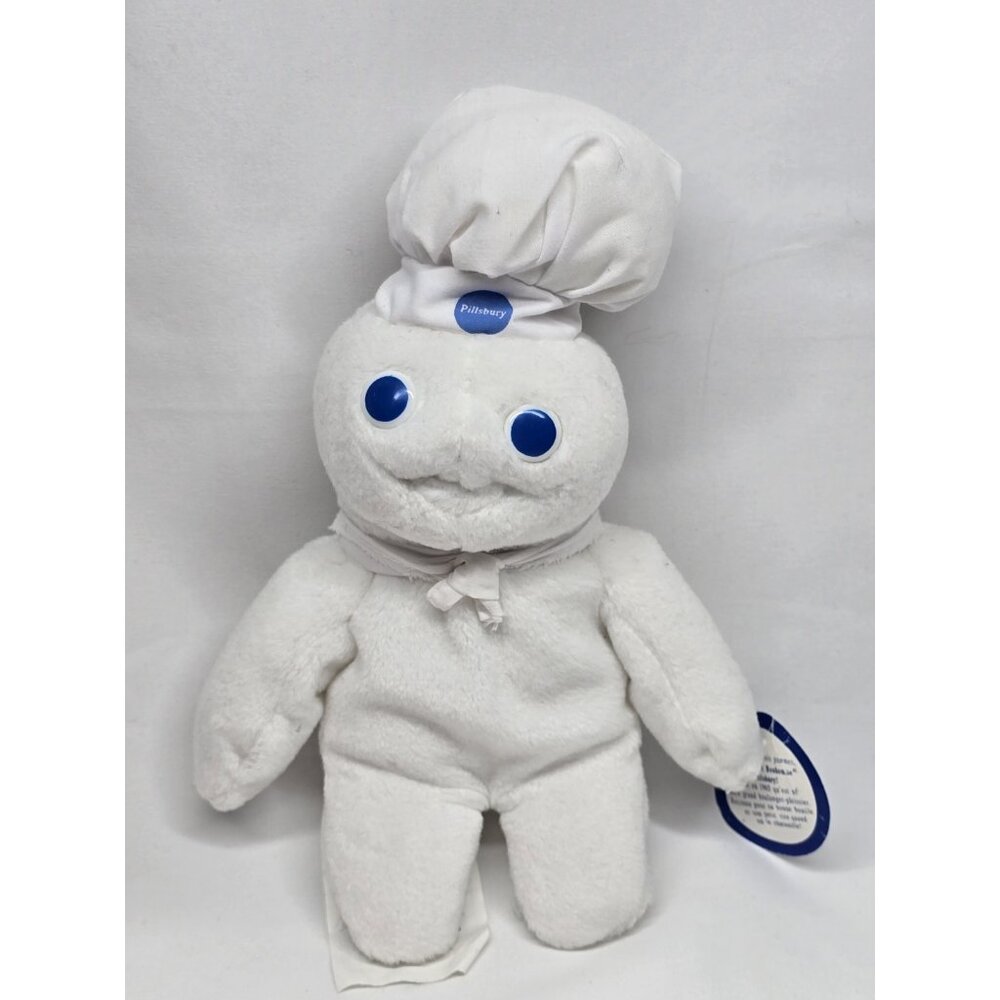 Pillsbury Doughboy Dough Boy 8" Mini Bean Bag Plush Doll With Tags 1998